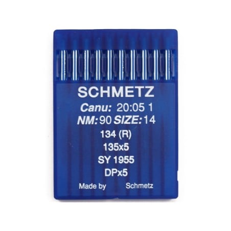 SCHMETZ Industrial sewing needles CANU 20:05 1,DPX5,135x5 SIZE 90/14